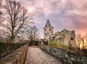 Castle Frankenstein in Odenwald, Darmstadt, Germany