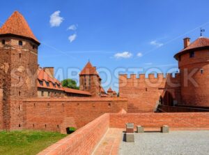 Castle of Teutonic Knights Order in Malbork, Poland