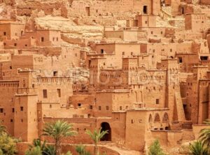 Clay kasbah Ait Benhaddou, Morocco