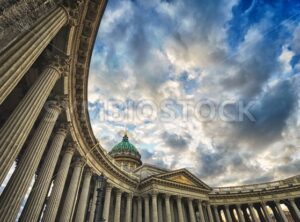 Column gallery of Kazan Cathedral, St. Petersburg, Russia