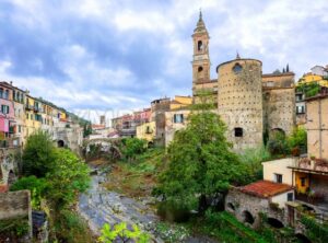 Dolcedo, little italian town in the Maritime Alps mountain in Liguria, Italy