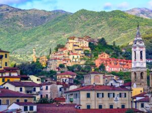 Dolcedo, little italian town in the Maritime Alps mountain in Liguria, Italy