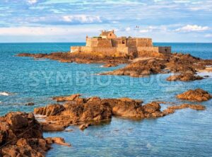 English Channel by Saint-Malo, Brittany, France