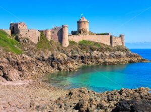 Fort La Latte, atlantic coast, Brittany, France