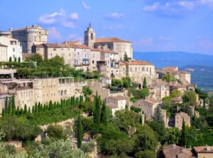 Gordes, a medieval hilltop town in Provence, France