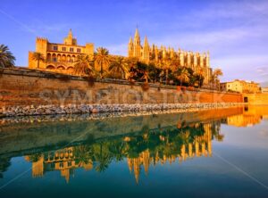 Gothic cathedral of Palma de Mallorca, Spain