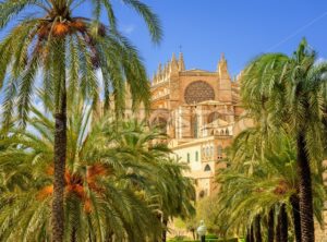 La Seu, medieval gothic cathedral, Palma de Mallorca, Spain