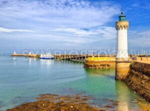 Lighthouse in Quiberon, Brittany, France