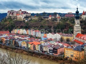 Medieval town Burghausen, Bavaria, Germany