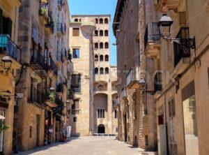 Old town of Barcelona, Spain