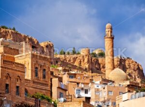 Old town of Mardin, small town near Diyarbakir on syrian border in Turkey