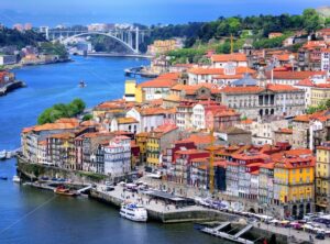 Ribeira, the old town of Porto, and the river Douro, Portugal