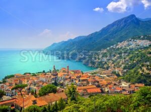 Salerno on Amalfi Coast south of Naples, Italy