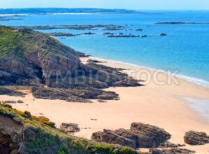 Sand beach, Brittany, France