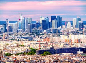 Skyline of La Defense, Paris, France