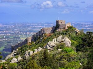 The Moorish castle, Sintra, Portugal