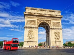 The Triumphal Arch, Paris, France