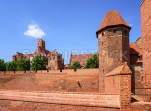 The teutonic Knights Order castle in Malbork, Poland