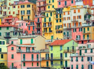 Traditional italian colorful houses, Cinque Terre, Italy