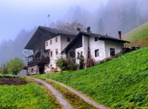 Traditional wooden house in Tyrol, Austria