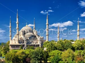 Blue Mosque, Sultanahmet, Istanbul, Turkey