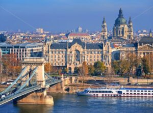 Old town of Budapest on Danube river, Hungary