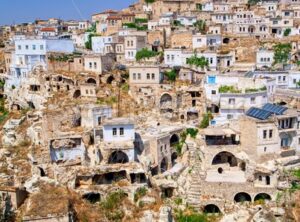 Ortahisar cave town, Cappadocia, Turkey