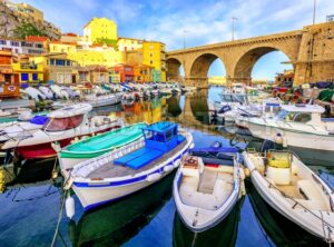 Small fishing port, Marseilles, France