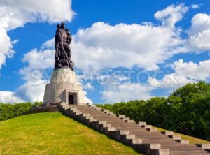 Soviet soldier monument at Treptow park, Berlin, Germany