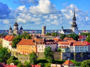 Medieval old town of Tallinn, Estonia
