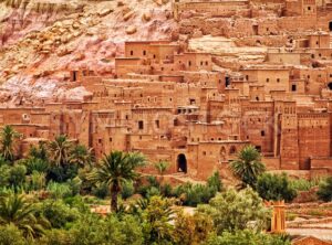 Ait Benhaddou clay kasbah town, Morocco - GlobePhotos - royalty free stock images