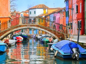 Colorful houses on Burano, Venice, Italy - GlobePhotos - royalty free stock images