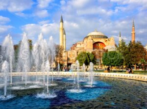 Hagia Sophia basilica, Sultanahmet, Istanbul, Turkey - GlobePhotos - royalty free stock images