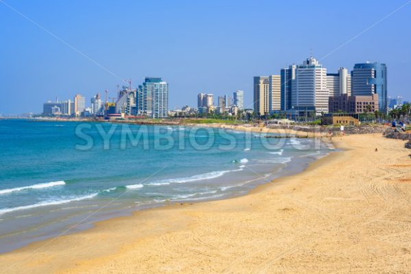 Modern skyline of Tel Aviv city, Israel - GlobePhotos - royalty free stock images