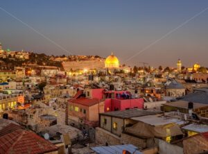 Old City of Jerusalem and Temple Mount, Israel - GlobePhotos - royalty free stock images