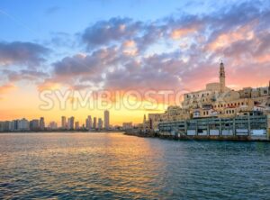 Old town of Jaffa and Tel Aviv city, Israel - GlobePhotos - royalty free stock images
