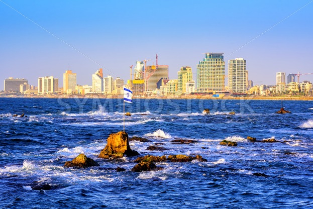 Skyline of Tel Aviv city, Israel - GlobePhotos - royalty ...