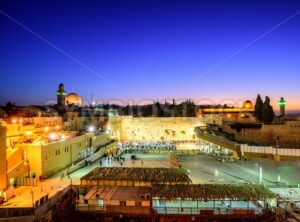 The Western Wall and Temple Mount, Jerusalem, Israel - GlobePhotos - royalty free stock images