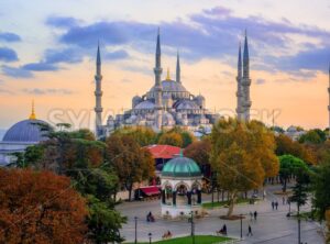 Blue Sultanahmet Mosque, Istanbul, Turkey - GlobePhotos - royalty free stock images