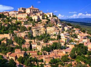 Gordes historical hilltop town, Provence, France - GlobePhotos - royalty free stock images