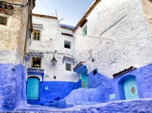 Medina of the blue town Chefchaouen, Morocco - GlobePhotos - royalty free stock images