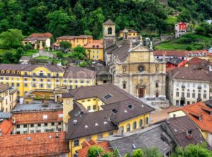 Old town of Bellinzona, canton Ticino, Switzerland - GlobePhotos - royalty free stock images