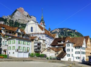 The little town of Schwyz in central Switzerland - GlobePhotos - royalty free stock images