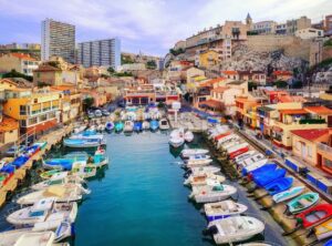 Colorful yacht harbour in the old city of Marseilles, France - GlobePhotos - royalty free stock images