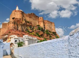 Mehrangarh Fort in Jodhpur, Rajasthan, India - GlobePhotos - royalty free stock images