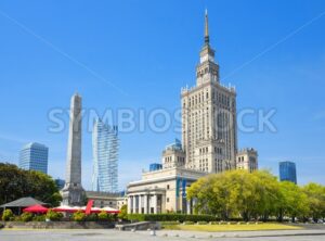 Palace of Culture and Science, Warsaw, Poland - GlobePhotos - royalty free stock images