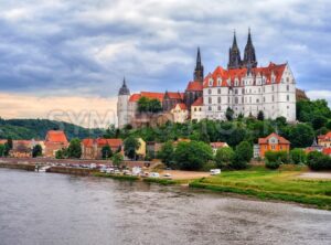 Meissen old town with castle and cathedral, Germany - GlobePhotos - royalty free stock images