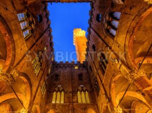 Torre del Mangia tower, Siena, Tuscany, Italy - GlobePhotos - royalty free stock images