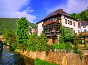 Traditional house in ottoman style, Travnik, Bosnia - GlobePhotos - royalty free stock images