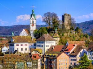 Medieval old town Laufenburg, Switzerland - GlobePhotos - royalty free stock images